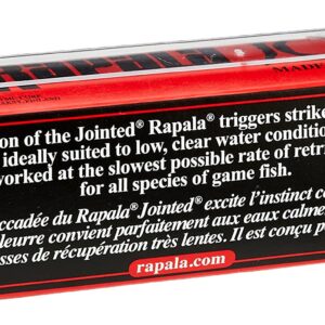 Rapala Jointed 05 Fishing lure, 2-Inch, Gold Fluorescent Red