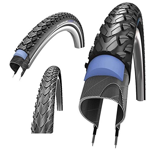 Schwalbe Marathon Plus Tour 700x40c, width 39c – 50c Wire Endurance Clincher Smart Guard 67TPI 50-85PSI Black Bike Tire