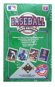 1990 upper deck high number baseball box - 36p