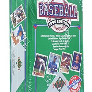 1990 Upper Deck High Number Baseball Box - 36P