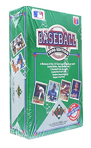 1990 Upper Deck High Number Baseball Box - 36P