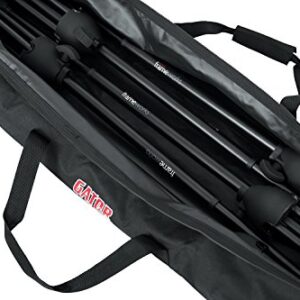 Gator Cases Stand Carry Bag with 50" Interior; Holds (2) Speaker, Microphone or Lighting Stands (GPA-SPKSTDBG-50),Black