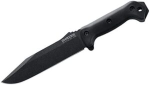 ka-bar bkr7-brk combat utility , black, 7-inch