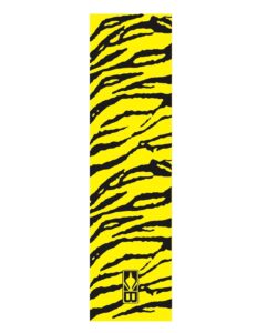 bohning 7" tiger print arrow wraps, standard, yellow tiger