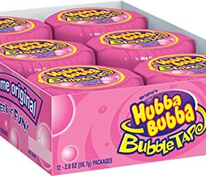 Hubba Bubba Bubble Tape Original, 6-null Boxes (Pack of 24)