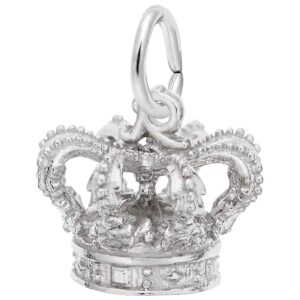 rembrandt charms crown charm, sterling silver