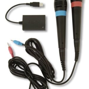 Pair Of SingStar Wired Microphones (PS2/PS3)