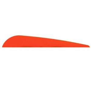 bohning killer archery vanes (100-pack), neon orange