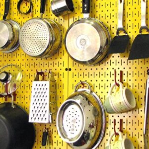 Wall Control Yellow Metal Pegboard 2 Pack