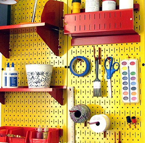 Wall Control Yellow Metal Pegboard 2 Pack