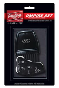 rawlings | umpire accessories set | includes 4-dial indicator, brush & bag