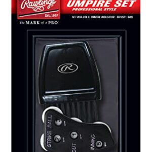 Rawlings | Umpire Accessories Set | Includes 4-Dial Indicator, Brush & Bag