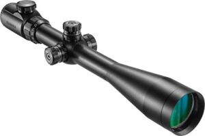 barska ac10550 10-40x50 extreme 30mm scope illuminated reticle with rings and sunshade