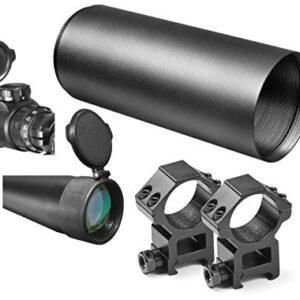 Barska AC10550 10-40x50 Extreme 30mm Scope Illuminated Reticle with Rings and Sunshade