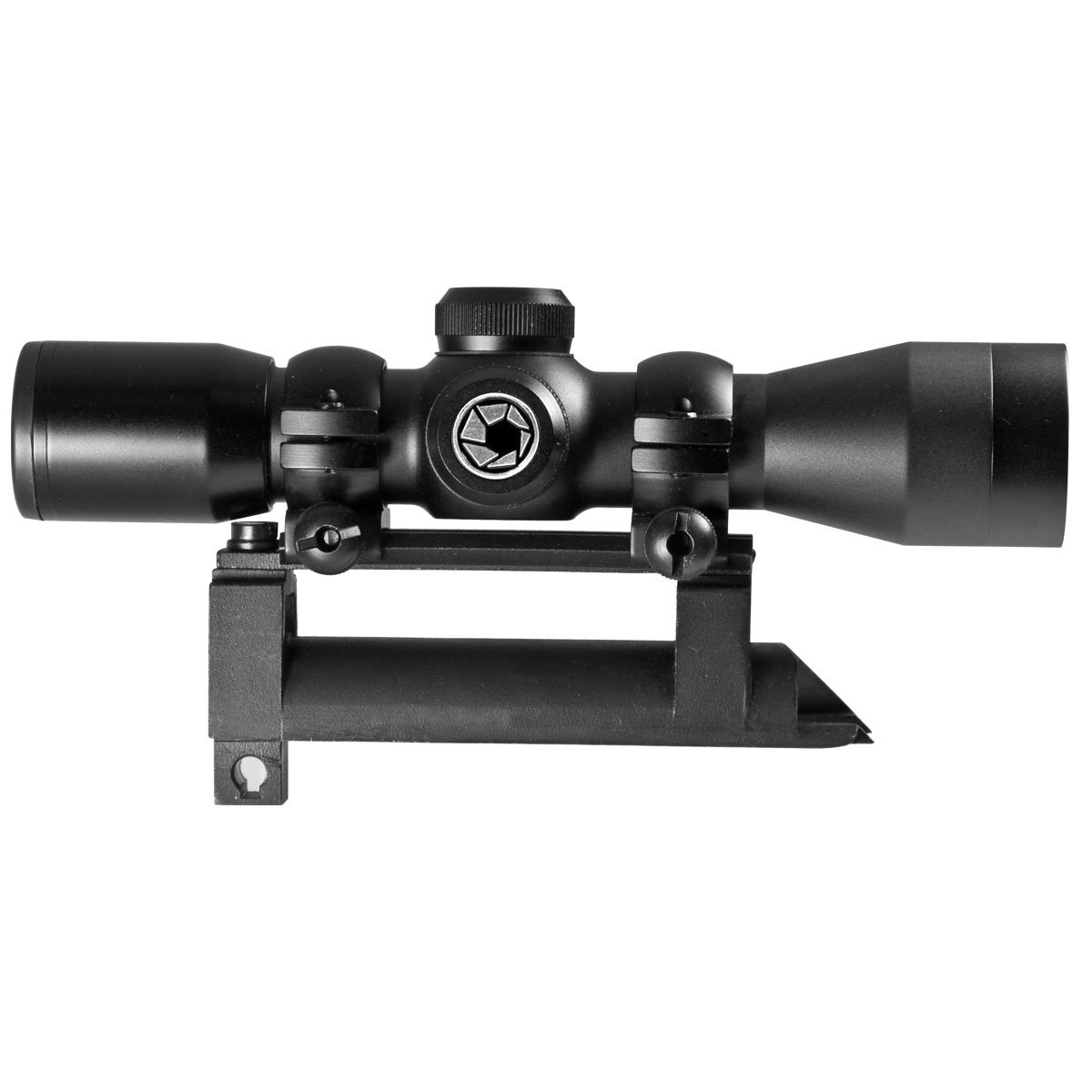 BARSKA 4x32 Compact Contour Riflescope, Black