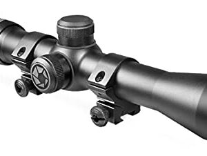 BARSKA 4x32 Plinker-22 Riflescope Black Matte, 4x32mm