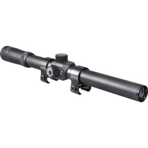 Barska 4x15 Rimfire Riflescope with Crosshair Reticle Parallax Free 50 Yards for Short Rimfire Ranges