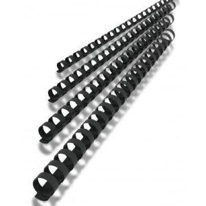 Q Connect Binding Comb 8mm Black Pack of 100 Kf24018