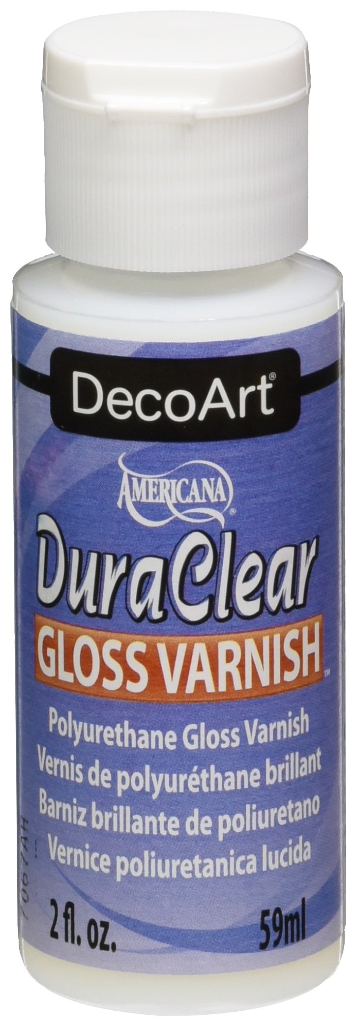 DecoArt DuraClear Gloss Varnish-2oz, 2 Fl Oz (Pack of 1), Blue