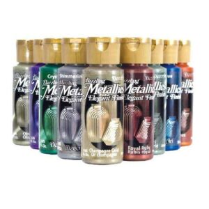 DecoArt Dazzling Metallics 2-Ounce Splendid Gold Acrylic Paint