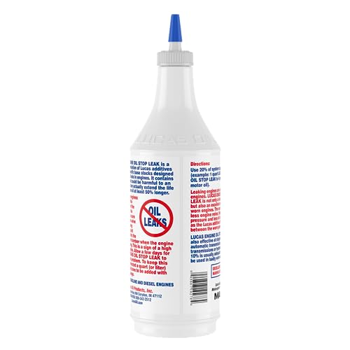 Lucas Oil 10278 Engine Oil Stop Leak - 1 Quart