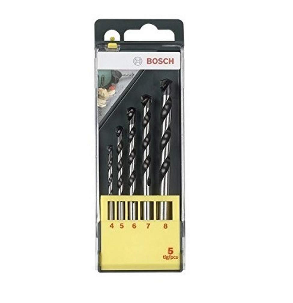 Bosch 5 pcs. Concrete Drill Bit Set (for Concrete, Ø 4-8 mm, Accessory Drill Driver)