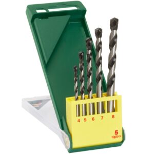 Bosch 5 pcs. Concrete Drill Bit Set (for Concrete, Ø 4-8 mm, Accessory Drill Driver)