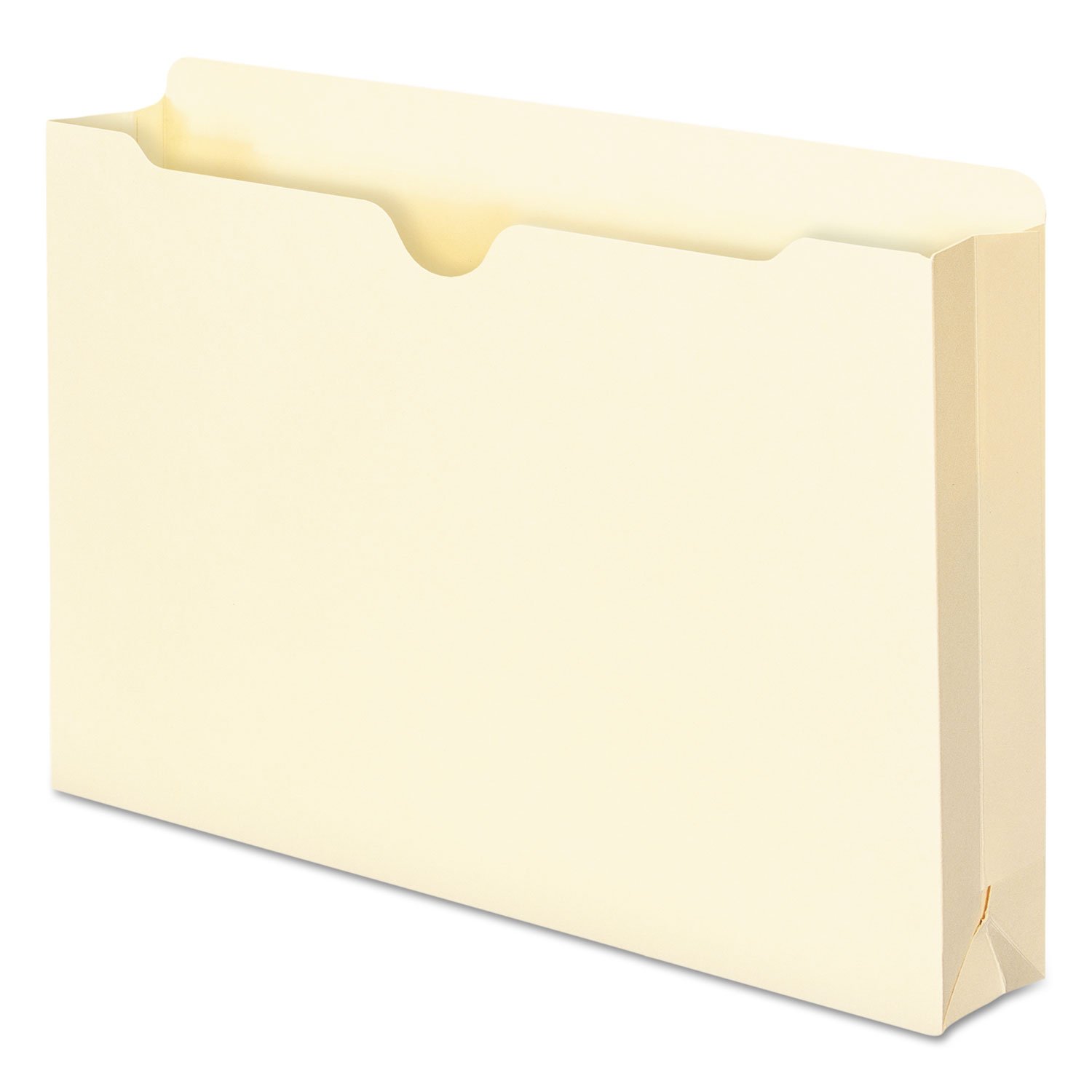 Smead File Jacket, Straight-Cut Tab, 2" Expansion, Legal Size, Manila, 50 per Box (76470)