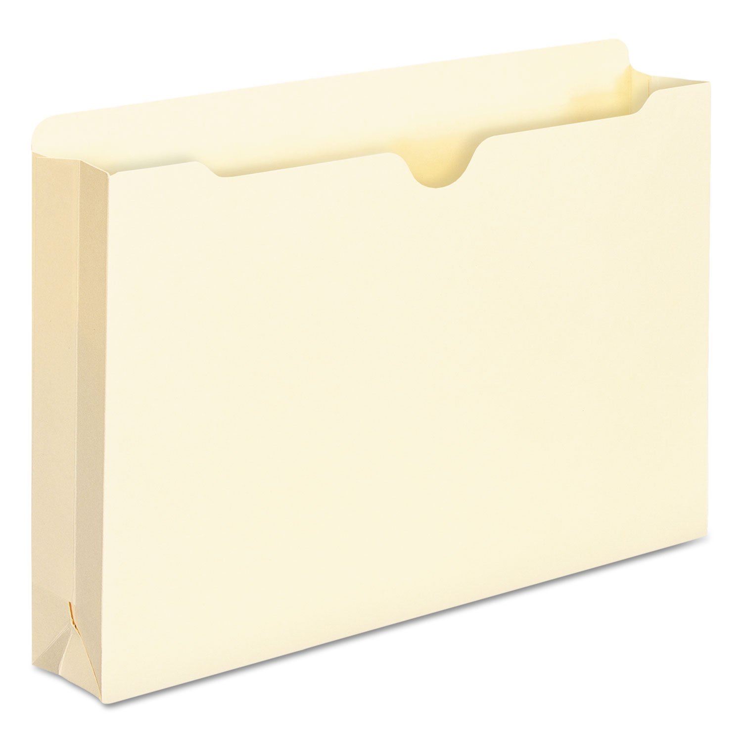 Smead File Jacket, Straight-Cut Tab, 2" Expansion, Legal Size, Manila, 50 per Box (76470)