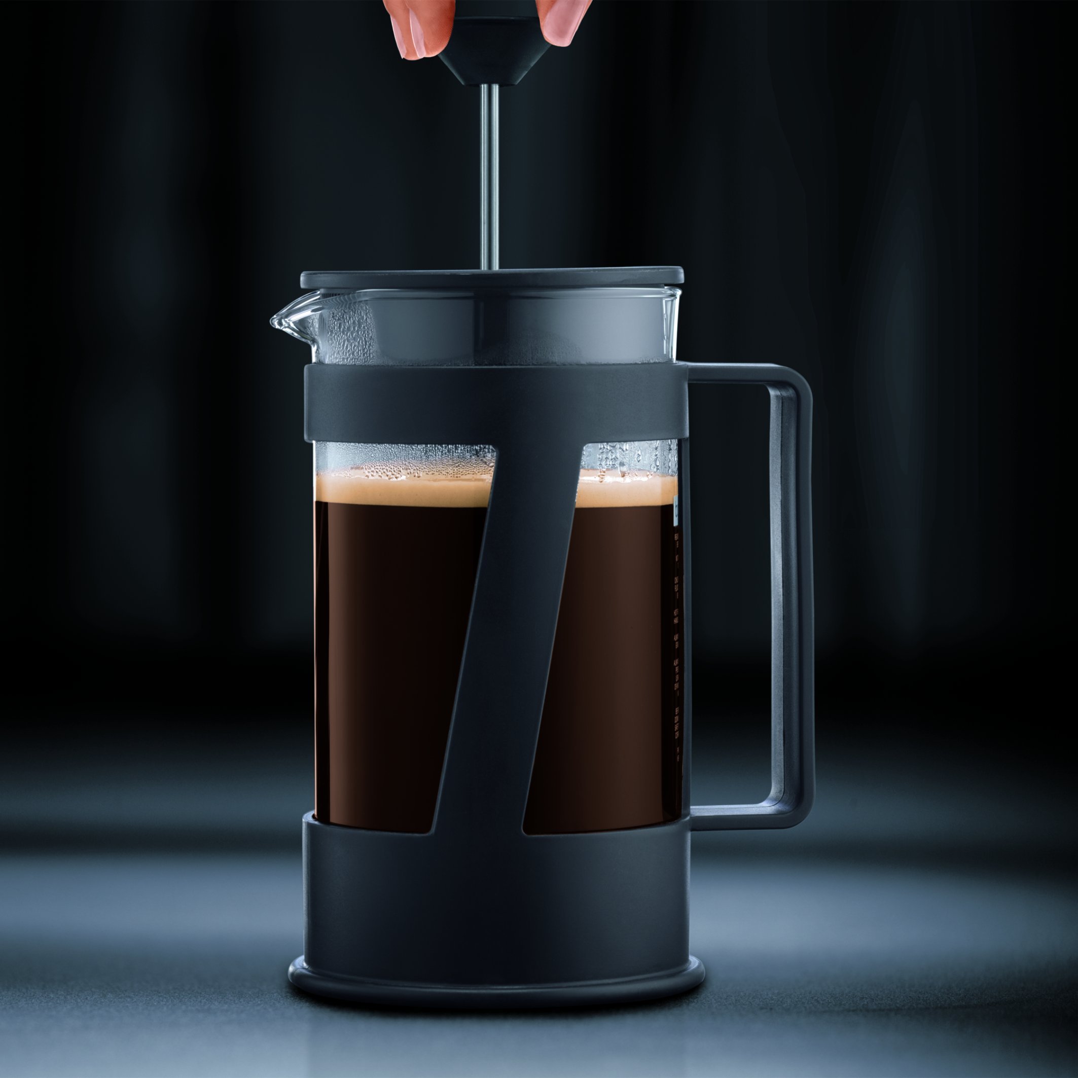 Bodum CD Crema 4 cup black French Press 4 cup-500 ml