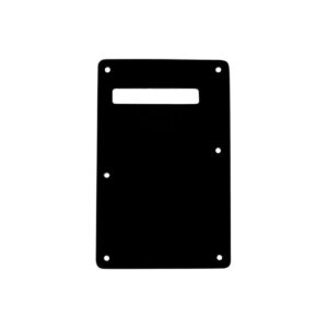 fender modern backplate, stratocaster - black 3-ply