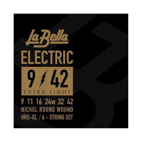 La Bella HRS-XL - Extra Light Nickel Round Wound Electric Guitar String