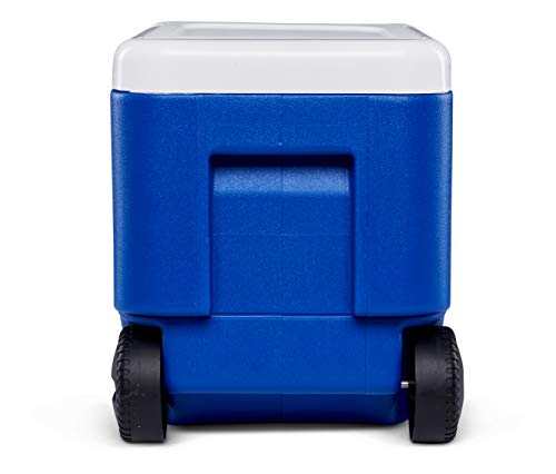 Igloo 38 Quart Wheelie Cooler,blue (22.875”L X 12.875”W X 15.875”H)