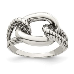 925 Sterling Silver Solid Ring Size 8 Jewelry for Women