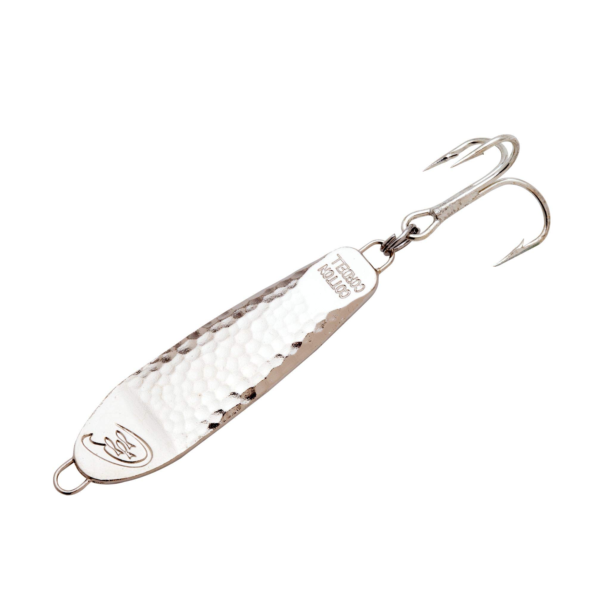 Cotton Cordell K7034 Pencil Popper Fishing Lure, 3-Inch, 3/4-Ounce, 2-Pack, Silver