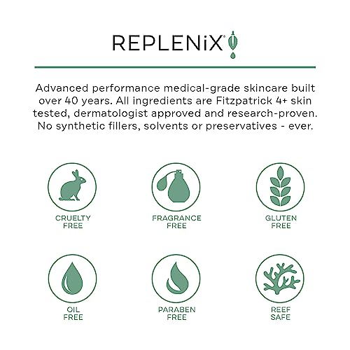 Replenix Gly-Sal 10-2 Clarifying Pads, Medical-Grade Exfoliating Cleansing Wipes for Acne-Prone Skin, Oil-Free Facial Treatment with Witch Hazel, 10% Glycolic & 2% Salicylic Acids (60 ct.)