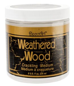 decoart das8-36 americana satin enamels, 8-ounce, weathered wood