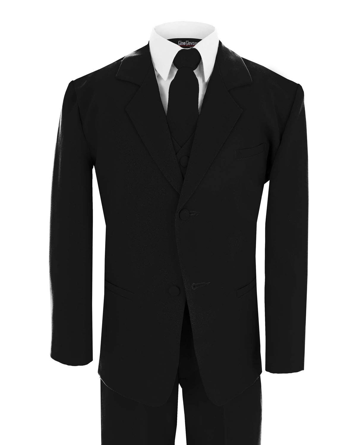 Gino Giovanni Formal Boy Black Suit from Baby to Teen (4T)