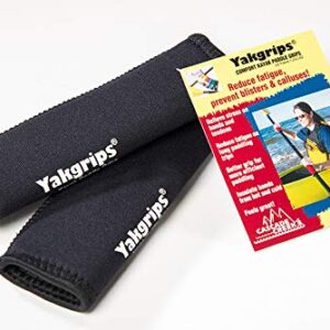 Yakgrips Takeapart Kayak Paddle Grips, No-Slip, Prevents Blisters (Black) - Cascade Creek