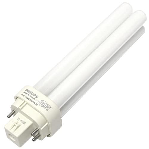 Philips Fluorescent Light Bulb, 1200 Lumen, PL-C 4 P, 18 W