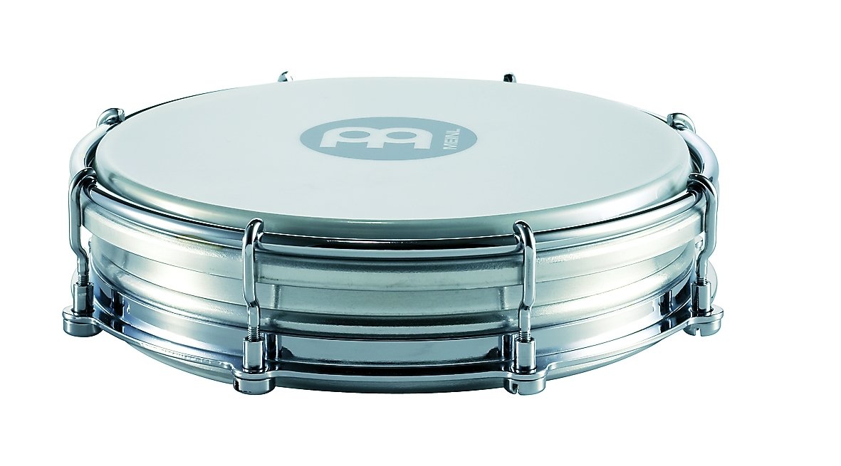 Meinl Percussion Tamborim with Floatune Tuning System-NOT Made in China-Aluminum Body and Synthetic Head, 2-Year Warranty, (TBR06ALU)