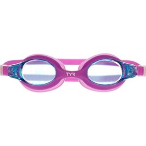 tyr swimple youth metallized goggle (berry fizz)