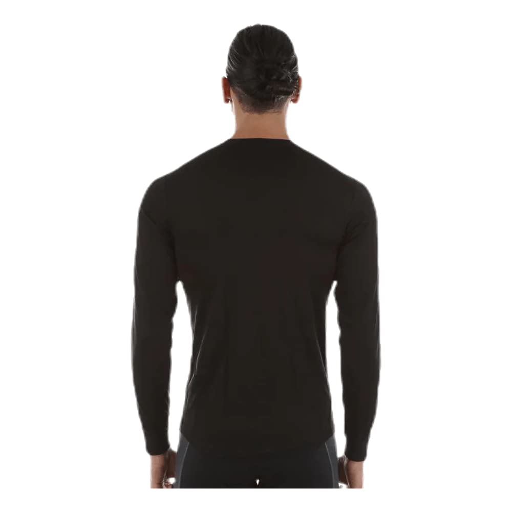 Helly Hansen Men's HH LIFA Stripe Crew Base Layer, 998 Black, X-Large