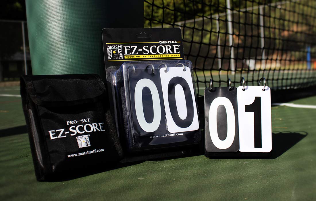 Match Tuff EZ Score (0-6) | Portable Tennis Score Keeper | EZ-FLIP | Outdoor/Indoor