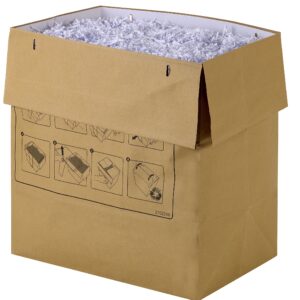 Rexel Recyclable Shredder Waste Sacks, 115L Capacity, Pack of 50, For Rexel Mercury 115L Shredders, 2102248