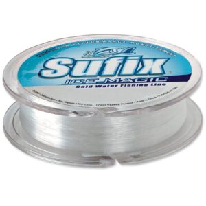 sufix ice magic 100 yd spool (clear, size- 6 lb)