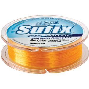 Sufix Ice Magic 100 YD Spool (Clear, Size- 6 lb)