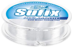 sufix ice magic 100 yd spool (clear, size- 8 lb)