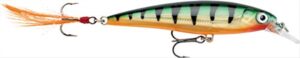 rapala x-rap jerkbait 08 fishing lure (perch, size- 3.125)