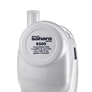 Attwood 4505-7 Sahara S500 Automatic Bilge Pump, 12-Volt, 1.5-Amp Draw, ¾-Inch Interior Diameter Hose, 29-Inch 16-Gauge Wire